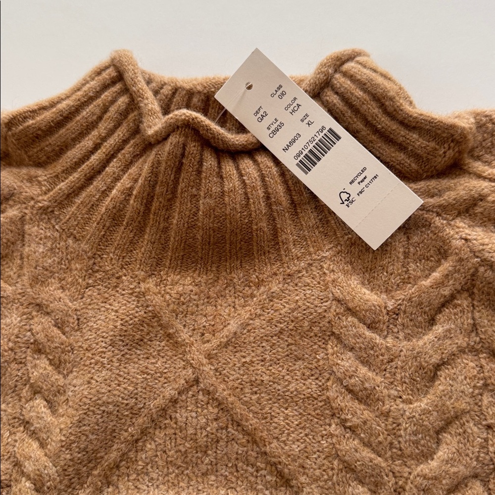 J. Crew Cable-knit Rollneck Sweater in Supersoft Yarn - Picture 5 of 7